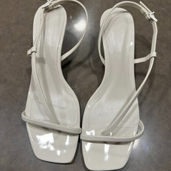 Heloise Sandal Schutz Size 7.5 Pearl - Picture 1 of 3